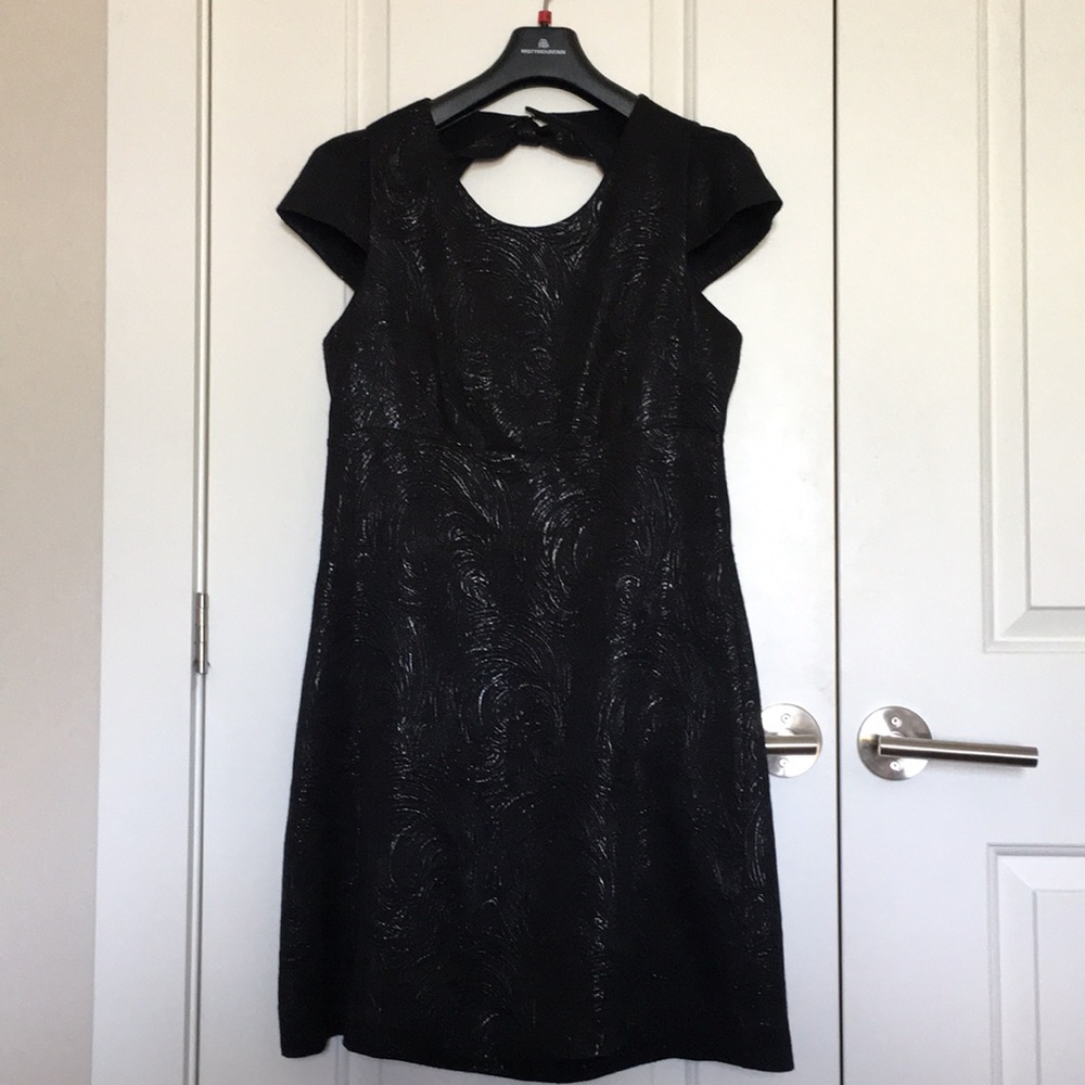 Mango MOMENTS, black cocktail dress US10